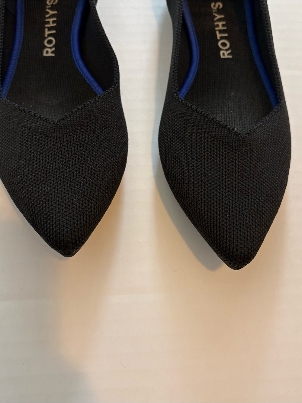 Rothy’s the point black flats size 7 - Picture 3 of 6